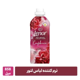 نرم کننده لباس لنور 858 میل رایحه Jasmine & Berries (26 بار شستشو)